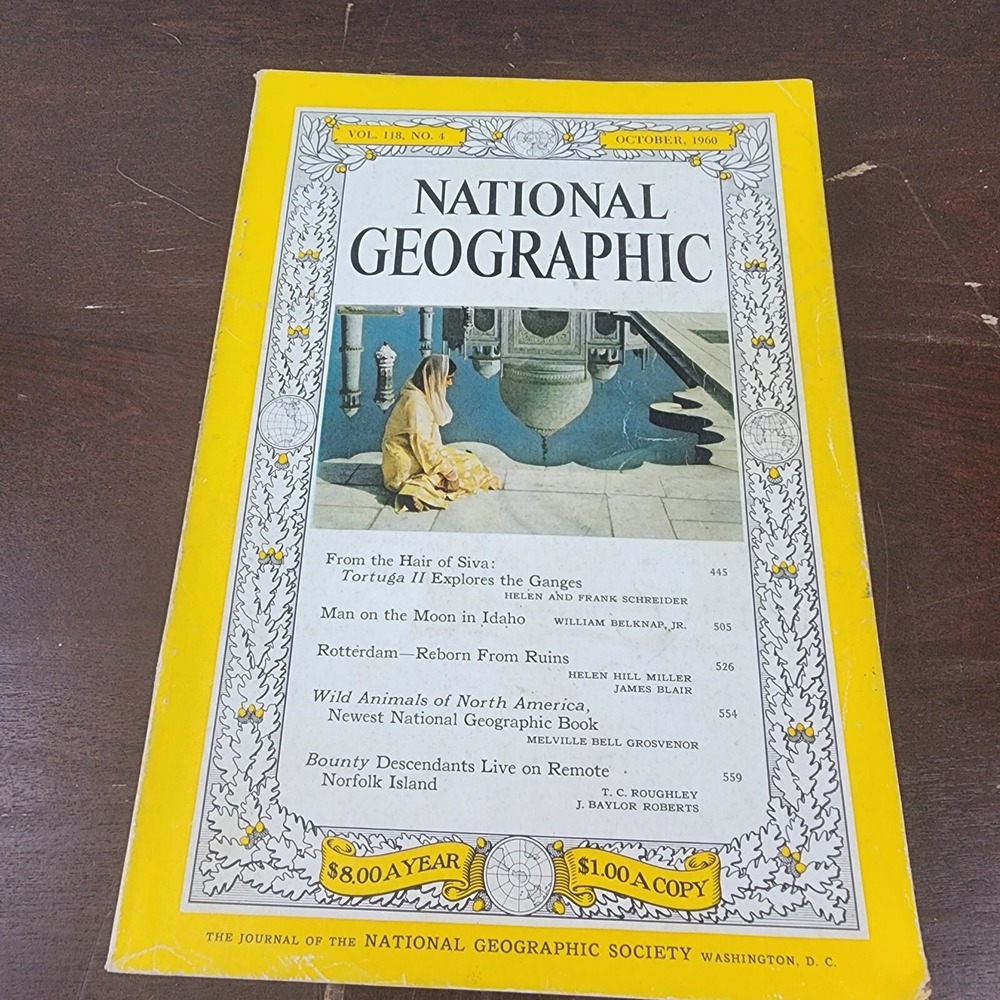 National Geographic Magazine October 1960 No‎ Insert